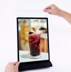 Bán Hot hình chữ nhật A6/A5/A4/A3 hai mặt <span class=keywords><strong>LED</strong></span> hộp đèn sạc có thể thay đổi hiển thị đầy đủ màu sắc đen/trắng để sử dụng trong nhà - Product Image 2