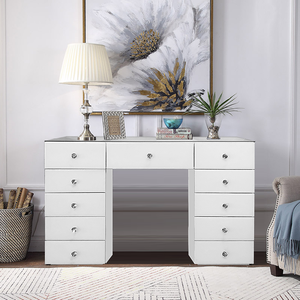 New Design <strong>Antique</strong> Bedroom Furniture Vanity <strong>Dressing</strong> <strong>Table</strong> <strong>with</strong> <strong>Mirror</strong> - Product Image 2