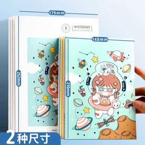 Cuaderno Horizontal Kawaii 2024, Cuaderno Espiral A5 con Dibujos Animados, Papelería para Estudiantes, Suministros de Oficina, Libreta de Direcciones con Cubierta de Papel - Product Image 4