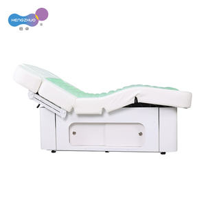 Table de massage électrique de luxe à 4 moteurs avec tiroir de rangement pour salon de beauté, spa, civière confortable avec chauffage et sacs d'eau - Product Image 2