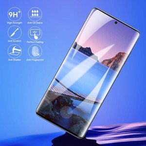 Protecteur d'écran pour <span class=keywords><strong>Samsung</strong></span>, 2 pièces, <span class=keywords><strong>Film</strong></span> adhésif en <span class=keywords><strong>verre</strong></span> <span class=keywords><strong>trempé</strong></span> dur avec bord incurvé 3D pour Galaxy S21 Ultra Plus S20 Note 20 9H - Product Image 4