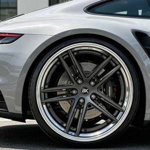 Jantes BZY personnalisées en 3 parties forgées 5x130 pour <span class=keywords><strong>Porsche</strong></span> 911 992 Turbo 991 997 Carrera <span class=keywords><strong>S</strong></span> 718 <span class=keywords><strong>Taycan</strong></span> 19 20 21 pouces, jantes en alliage profond - Product Image 5