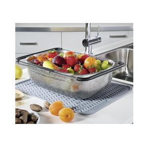 Passoire à légumes professionnelle de luxe en acier inoxydable, grand égouttoir pour évier, passoire à fruits - Product Image 1