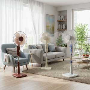 Korea-Made Best Selling Energy Saving Safety Durable GMG Electric Cooling <b>Stand</b> <b>Fan</b> Adjustable Height 3-Speed Household Plastic - Product Image 3