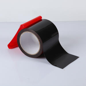 Nastri Biadesivi in Schiuma PE, Nastro Adesivo in Schiuma Forte per Montaggio e Fissaggio, Adesivo ad Alta Resistenza con Pellicola Rossa e Adesivo Nero - Product Image 4