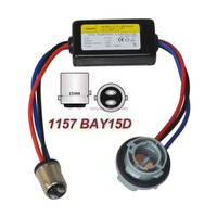 Fahrzeugteile Sonstige Auto-Lichtzubehör Lösung für Flackerproblem Bay15d 21W/5W 1157 Fehlerfreier Decoder LED-Warnungsunterdrücker