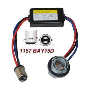 Accesorios para Luces de Automóvil, Solución para el Problema de Parpadeo, Decodificador Sin Errores <span class=keywords><strong>Bay15d</strong></span> 21w/5w 1157, Cancelador de Advertencias LED - Product Image 1