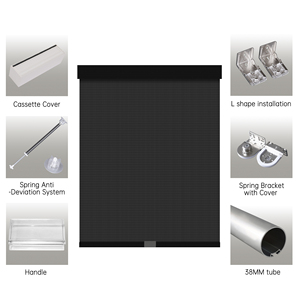SAMADHI Cortinas de Nuevo Estilo, Persianas Enrollables Motorizadas Personalizadas para Ventanas, Persianas Enrollables para Hoteles - Product Image 5