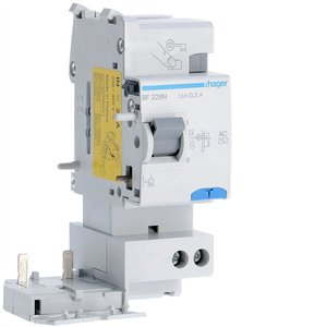 Interruttore Differenziale Hager 2P 300mA Tipo AC 25A per Protezione Elettrica - Product Image 1