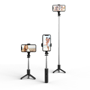 Wireless per BT Selfie Stick <span class=keywords><strong>Mini</strong></span> treppiede USB pieghevole con luce di riempimento a LED e otturatore remoto compatibile - Product Image 6