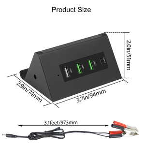 <span class=keywords><strong>DC</strong></span> 12V 24V à <span class=keywords><strong>5V</strong></span> USB convertisseur abaisseur 68W 12V multi-ports adaptateur secteur <span class=keywords><strong>chargeur</strong></span> QC3.0 PD pour la maison et le moteur - Product Image 3