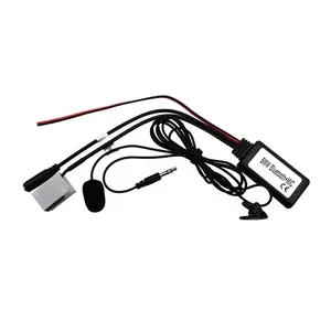Araba yardımcı jack ses kablosu mikrofon eller serbest adaptörü için BMW E60 E63 E64 e66 E81 E82 E70 E90