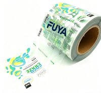 Autocollant personnalisé pour cosmétiques en PET, autocollant transparent, autocollant imprimé clair, autocollant en rouleau, autocollant avec logo