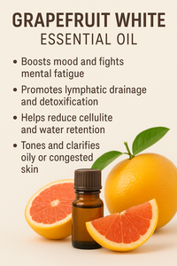 Grapefruit White <b>Essential</b> <b>Oil</b> Pure Natural Cold Pressed Aromatherapy Grade Fresh Citrus Extract for <b>Diffuser</b> Skin Care Massage - Product Image 3