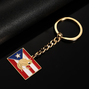 Portorico Map Souvenir regalo medaglia <span class=keywords><strong>portachiavi</strong></span> anello in metallo portorico bandiera portiera <span class=keywords><strong>portachiavi</strong></span> <span class=keywords><strong>portachiavi</strong></span> portorico - Product Image 4