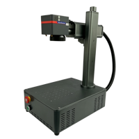 Machine de marquage laser à fibre QR Code de bureau 30W pour le marquage de numéros de série, de dates et de codes-barres sur métal