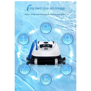 Robot Automático para Limpiar Paredes y Eliminar Sedimentos en Piscinas, Robot de Succión para Piscinas con Cable L800 - Product Image 5