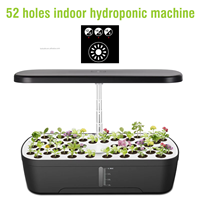 Kit de culture hydroponique intelligent pour plantes d'intérieur avec 12 pods, éclairage LED pour la germination des plantes, type électronique