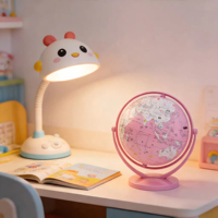 Globo Terráqueo 3D en Relieve con Base de Metal y PVC, Herramienta Educativa para Niños, Aprendizaje Temprano de Geografía