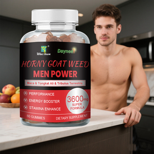 Supplément à base de plantes de soutien de la libido OEM fourni par l'usine Gummies men Horny Goat Weed Extract Epimedium Icariin man Gummy - Product Image 1