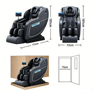 Sillón <span class=keywords><strong>de</strong></span> <span class=keywords><strong>Masaje</strong></span> Shiatsu Eléctrico <span class=keywords><strong>de</strong></span> Gravedad Cero con Revestimiento <span class=keywords><strong>de</strong></span> Cuero PU, para <span class=keywords><strong>Masaje</strong></span> <span class=keywords><strong>de</strong></span> Pies y Piernas, Ideal para el Hogar y Trabajadores <span class=keywords><strong>de</strong></span> Oficina, el Mejor del 2025 - Product Image 3