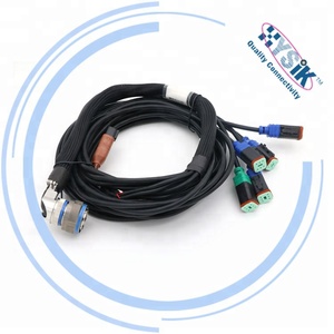 Kablo tedarikçisi özelleştirilmiş DT Deutsch overmarine elektrik kablosu koşum kordset erkek kadın deniz için 2-12 Pin konnektör - Product Image 1