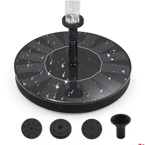 Solar Fountain Water Pump for Bird Bath Submersible Solar Panel kit Pond Pumps for Small Pond Patio Garden Outdoor