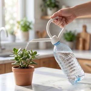 Delighted To See Plant Watering Can Plastic Bottle Converter Eco Friendly Garden Flower Bed Use - Product Image 1