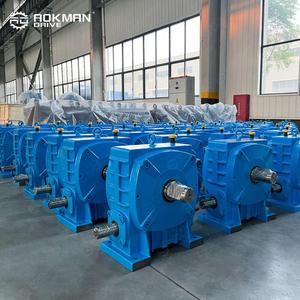 Right Angle <b>Worm</b> Drive Flange Mounted Speed Reducer Cast Iron Housing for Packaging Machinery - Product Image 4