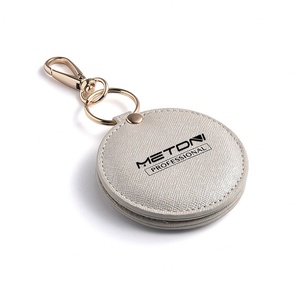 กระจกแต่งหน้าแบบพกพาขายส่ง พร้อมซองหนัง PU แบบกำหนดเองได้ - Product Image 4