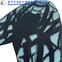 Empeigne de chaussure en polyester tricoté jacquard à motif toile d'araignée YUHE, emboutissage à chaud TPU bicolore sans couture pour baskets