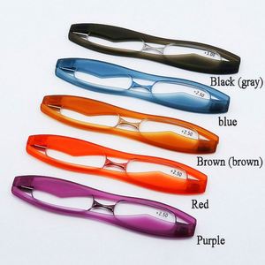 Gafas de Lectura Plegables Ultra Portátiles con Logotipo Personalizado al por Mayor, Mini Gafas Delgadas con Rotación de 360 Grados para Hombre y Mujer - Product Image 2