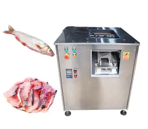 Machine électrique automatique pour découpe de saumon, filets de poisson