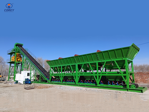 โรงงานผสมคอนกรีตสำเร็จรูปประสิทธิภาพสูง ควบคุมด้วย PLC ได้รับการรับรองมาตรฐาน CE ไม่ต้องใช้ฐานราก - Product Image 1