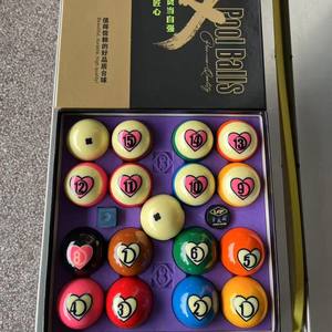 Bolas de billar americanas, 16 piezas, resina, tamaño estándar, para uso amateur - Product Image 1