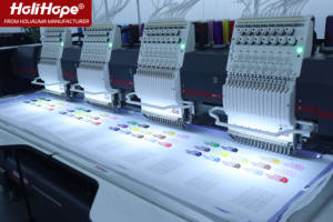 ホリホープ・ホリアウマ工場 四頭多針刺繍システム 工業用3Dモノグラムスパンコール糸刺繍機 - Product Image 6