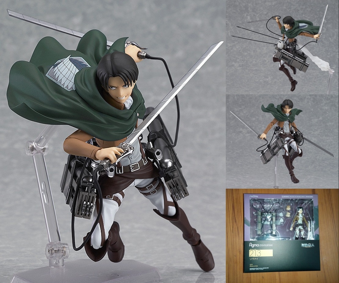 Figma Eren Jaeger & Mikasa Ackerman Anime Action Figure Set