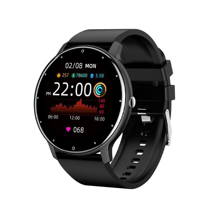 2 Black -- silicone strap
