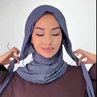 Nouveau style, foulard en tissu de bambou 100% écologique, respirant, uni, en cristal, pour la tête, turban, voile, écharpe