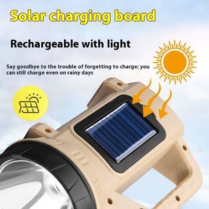 مصباح يدوي قابل لإعادة الشحن مخصص للتخييم الخارجي، هيكل من البلاستيك ABS، فائق السطوع، مدى طويل، مقاوم للماء، شحن USB، تصنيف IP44 - Product Image 4