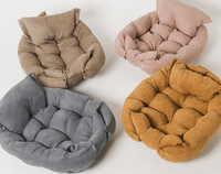 Vente chaude lit pour animaux de compagnie hiver automne disponible chien canapé tapis pliable avec oreiller pour animal de compagnie chien chat