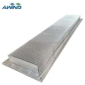 Large thin cnc machining aluminum profile channel heatsink led metal 1000w heat sink disipador de calor de aluminio 1000mm