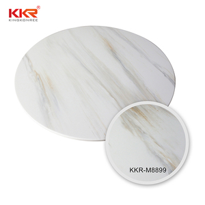 Hiện đại Thiết kế độc đáo rắn bề mặt bảng Top đá cẩm thạch đá bàn ăn nhà hàng khách sạn thức ăn nhanh Bàn và ghế - Product Image 4