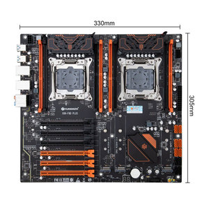 เมนบอร์ดเซิร์ฟเวอร์ HUANANZHI X99 F8D PLUS LGA 2011-3 XEON รุ่นใหม่ รองรับ DDR4 RECC NVME NGFF สำหรับซีพียูคู่ รองรับซีพียู Xeon คู่ - Product Image 3