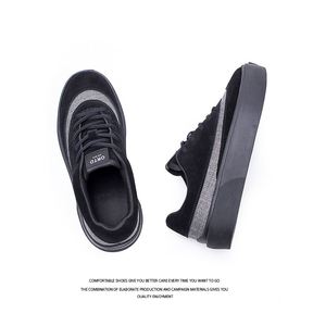 Chaussures décontractées tendance pour hommes, en maille respirante, antidérapantes, à talon bas, à carreaux, avec doublure en dentelle, style sportif, toutes saisons - Product Image 6