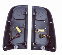 Feux arrière LED de haute performance couleur fumée pour VIGO 2012-2015 L+R, pièces automobiles FM modifiées