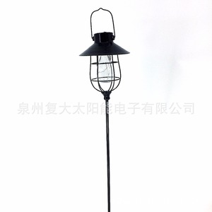 Luces solares para jardín, lámpara colgante de hierro forjado, bombilla incandescente, decoración para exteriores, resistente al agua, portátil - Product Image 5