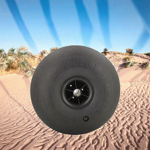 16 pulgadas negro PVC playa silla de ruedas Buggy neumáticos inflables arena playa globo ruedas para arena playa <span class=keywords><strong>carretilla</strong></span> - Product Image 3