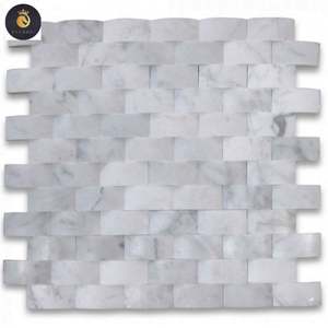 Azulejo de mosaico de fabricante superior, Fondo de pared de alta calidad, Cubo de mosaico, azulejo 3D para decoración de pared, mosaico 3D, paneles de pared modernos - Product Image 5
