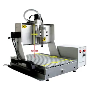 6040 4-Axis CNC Router 0.8 1.5 2.2KW Spindle with Water Tank Metal & Wood Engraving Drilling Milling Machine for Wood Working